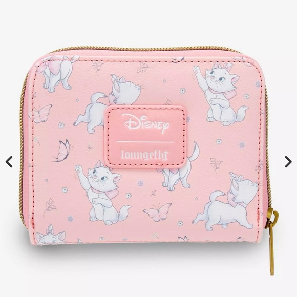 Loungefly Disney The Aristocats Marie Butterfly Mini Zipper Wallet - Picture 4 of 6